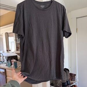Old Navy Men's Charcoal Tee